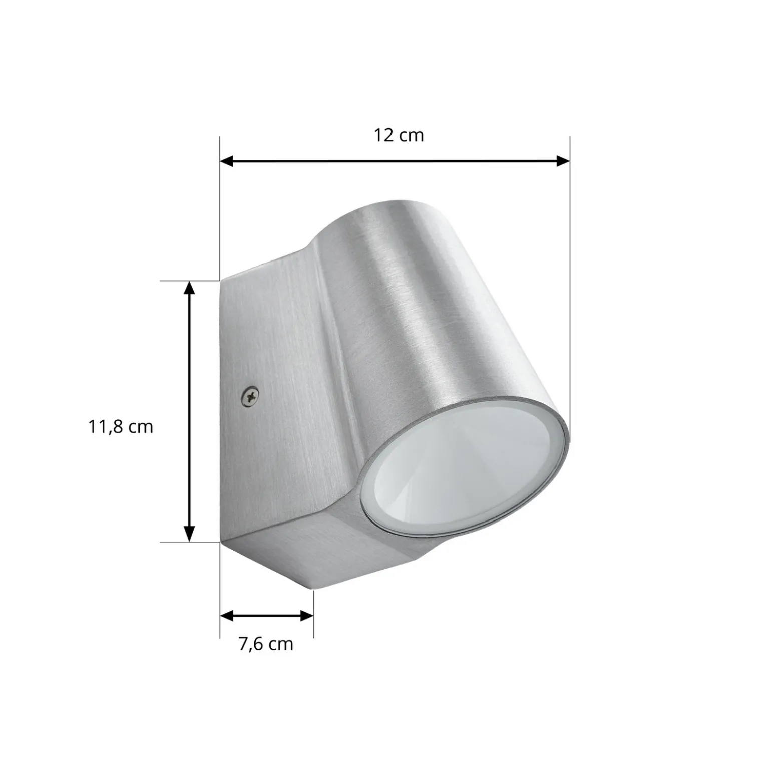 Lindby LED-ulkoseinävalaisin Illuvia, alumiini, IP54
