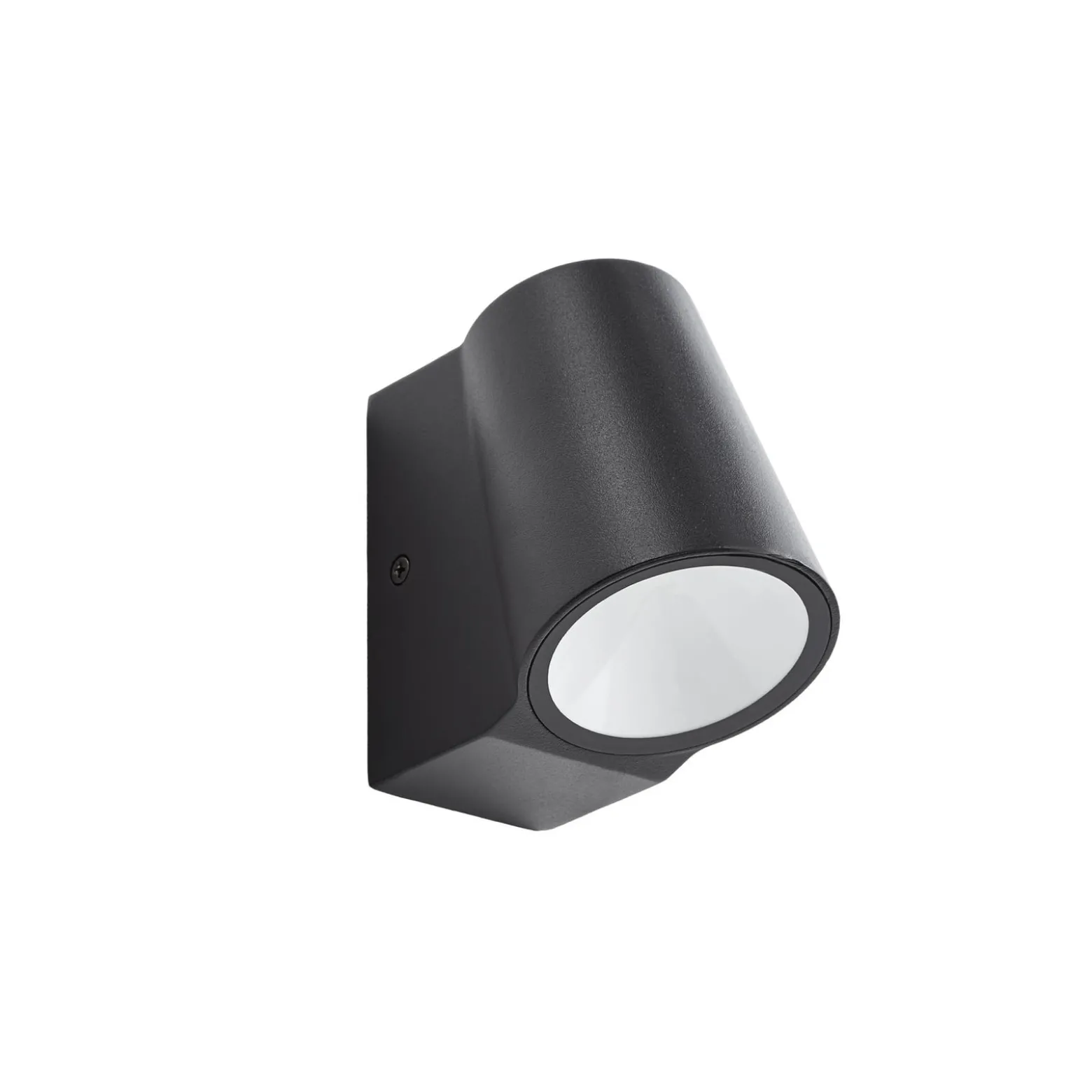 Lindby LED-ulkoseinävalaisin Illuvia, mattamusta, IP54