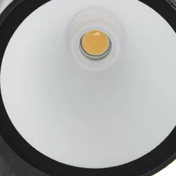 Lindby LED-ulkoseinävalaisin Illuvia, mattamusta, IP54