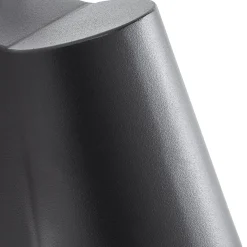 Lindby LED-ulkoseinävalaisin Illuvia, mattamusta, IP54
