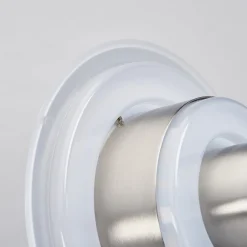 Lindby LED-ulkoseinävalaisin Lillie, korkeus 19 cm, ruostumaton teräs