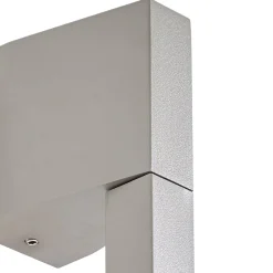 Lindby LED-ulkoseinävalaisin Neano, 120 cm, kiviharmaa, IP54