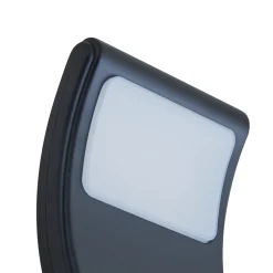 Lindby LED-ulkoseinävalaisin Radane, tummanharmaa, kulmikas, IP54