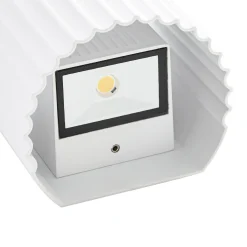 Lindby LED-ulkoseinävalaisin Ralino, valkoinen, 2-lamppuinen, IP65