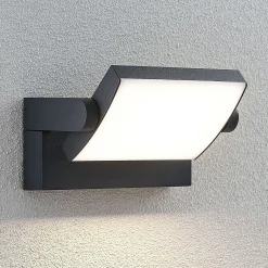 Lindby LED-ulkoseinävalaisin Sherin, sarja 2 kpl, kääntyvä