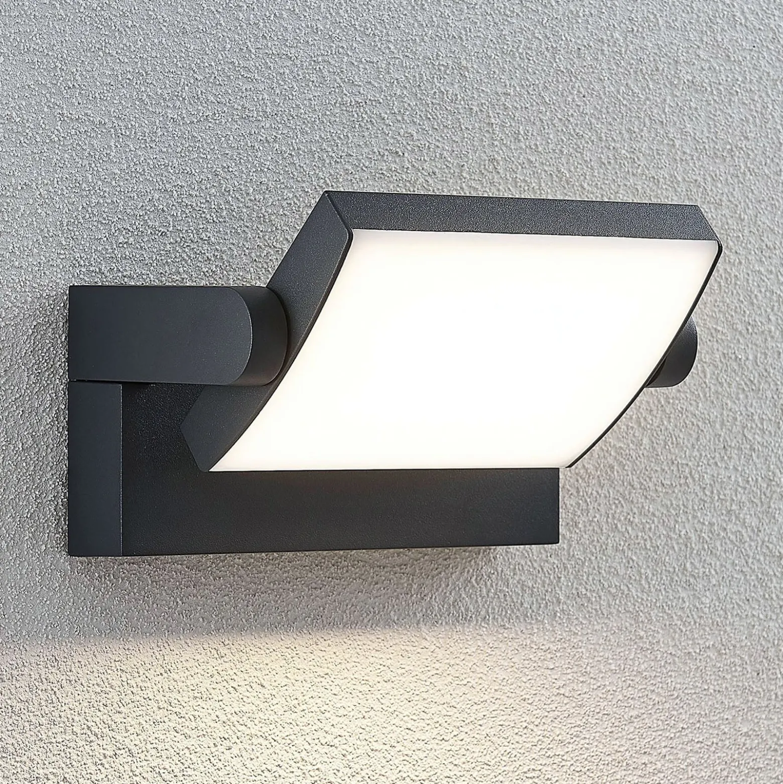 Lindby LED-ulkoseinävalaisin Sherin, sarja 2 kpl, kääntyvä