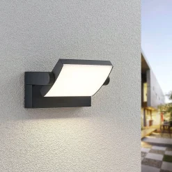 Lindby LED-ulkoseinävalaisin Sherin, sarja 2 kpl, kääntyvä
