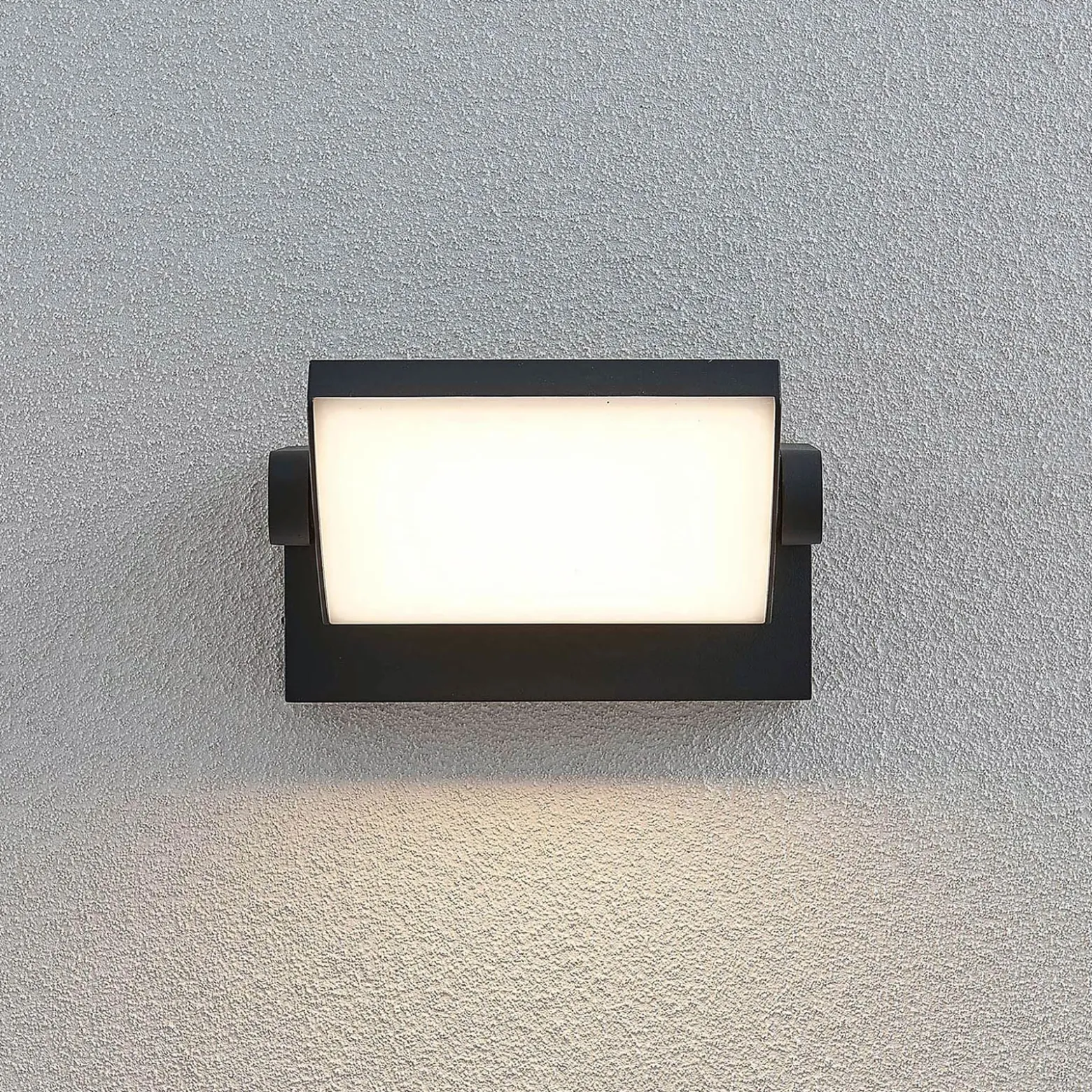Lindby LED-ulkoseinävalaisin Sherin, sarja 2 kpl, kääntyvä