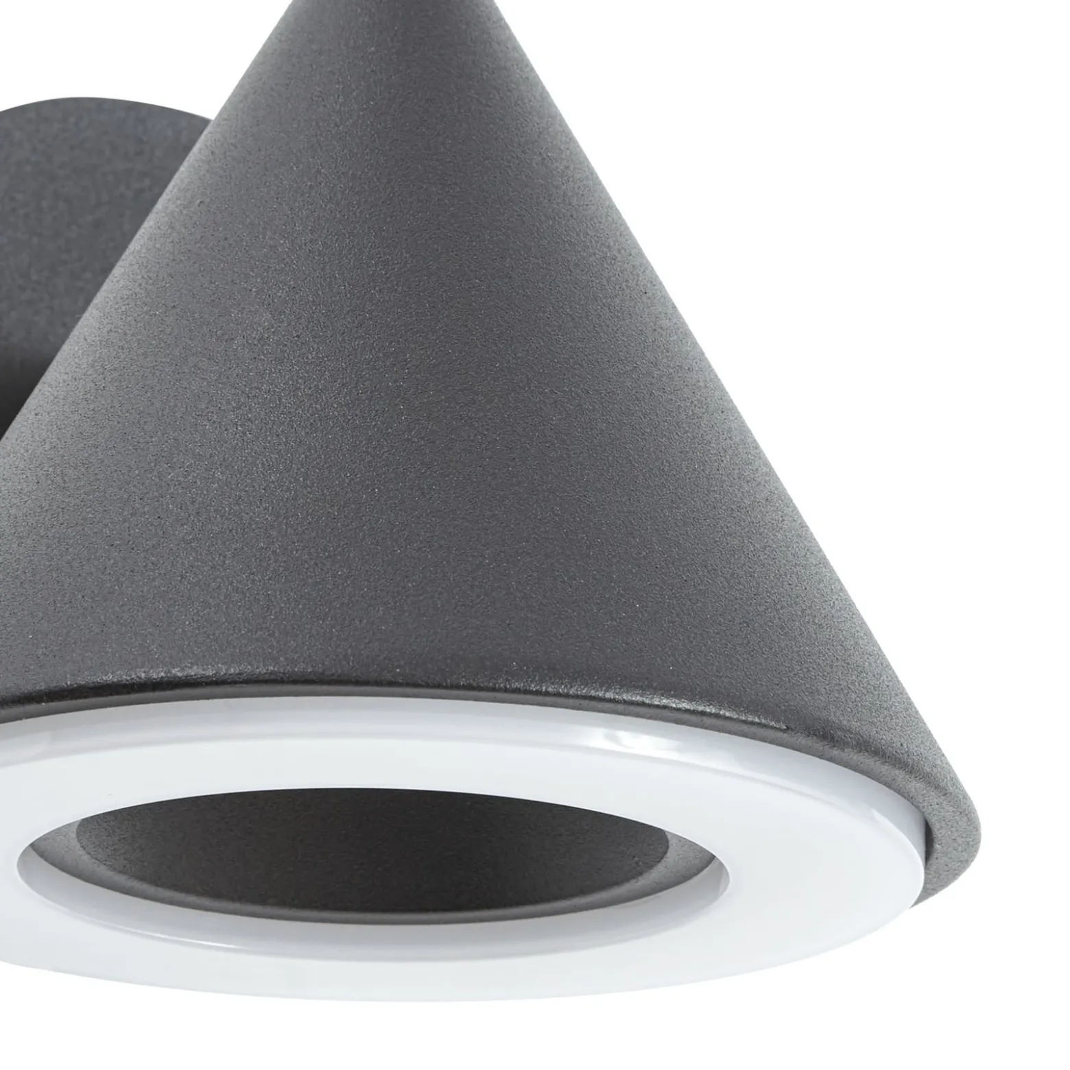 Lindby LED-ulkoseinävalaisin Soran, musta, metalli, IP44