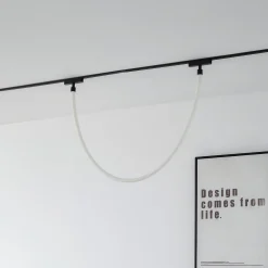 Lindby LED-valokaapeli Lumaro, pituus 150cm, tekstiili, 48V
