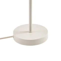 Lindby Libbie -pöytävalaisin, korkeus 45 cm, pellava, kermanvärinen, E27