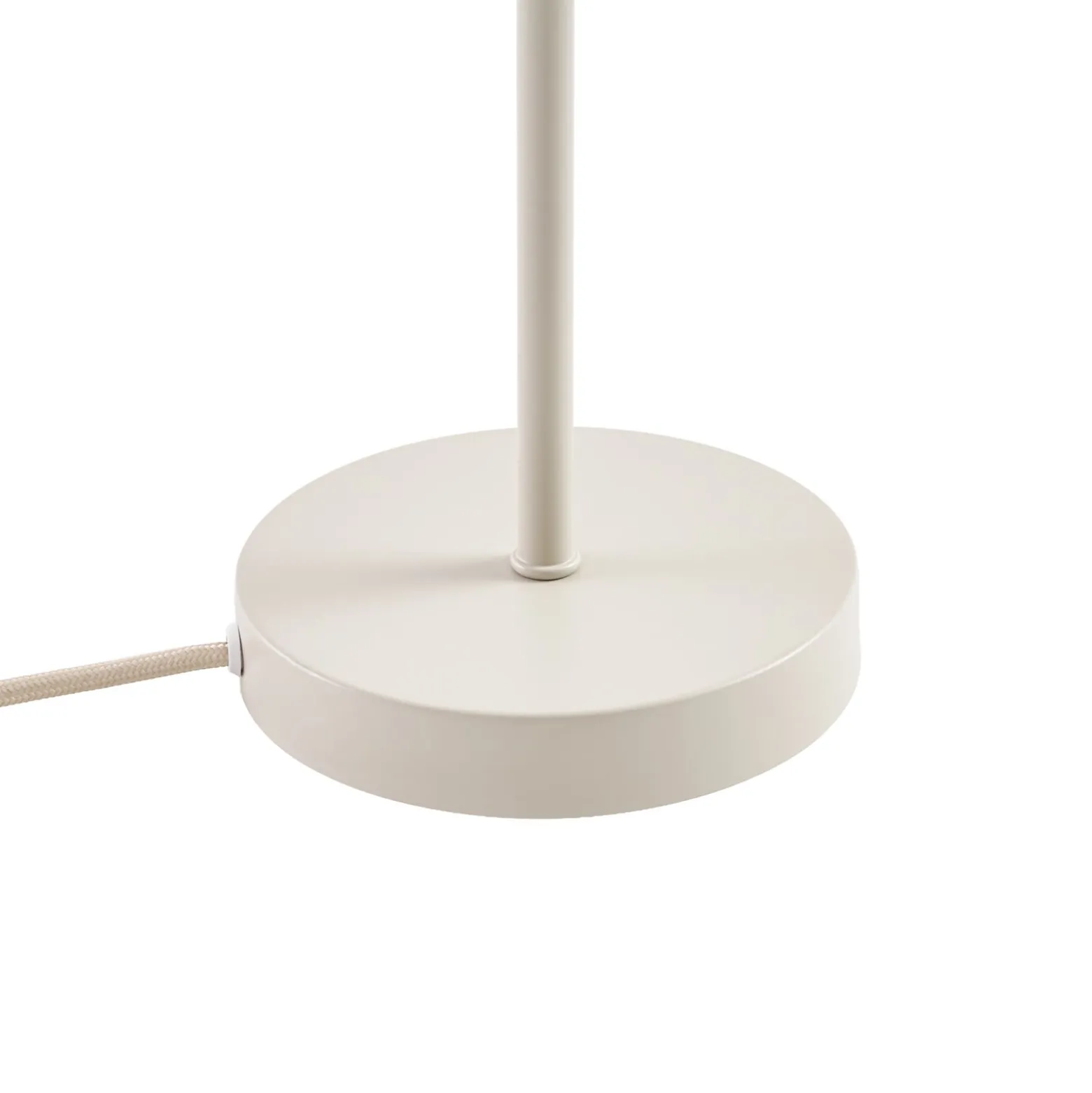 Lindby Libbie -pöytävalaisin, korkeus 45 cm, pellava, kermanvärinen, E27