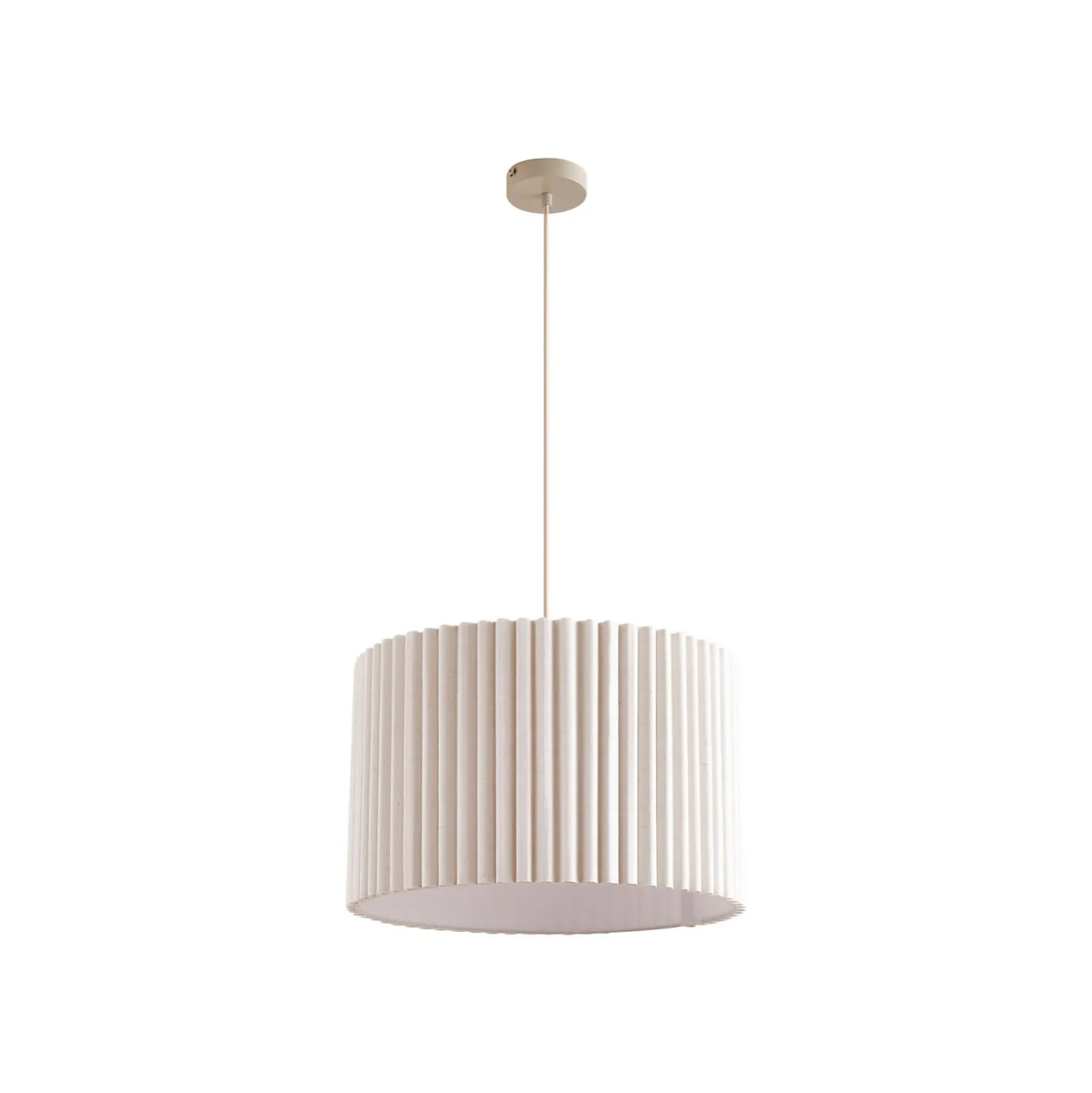 Lindby Libbie-riippuvalaisin, Ø 45 cm, pellava, kermanvärinen