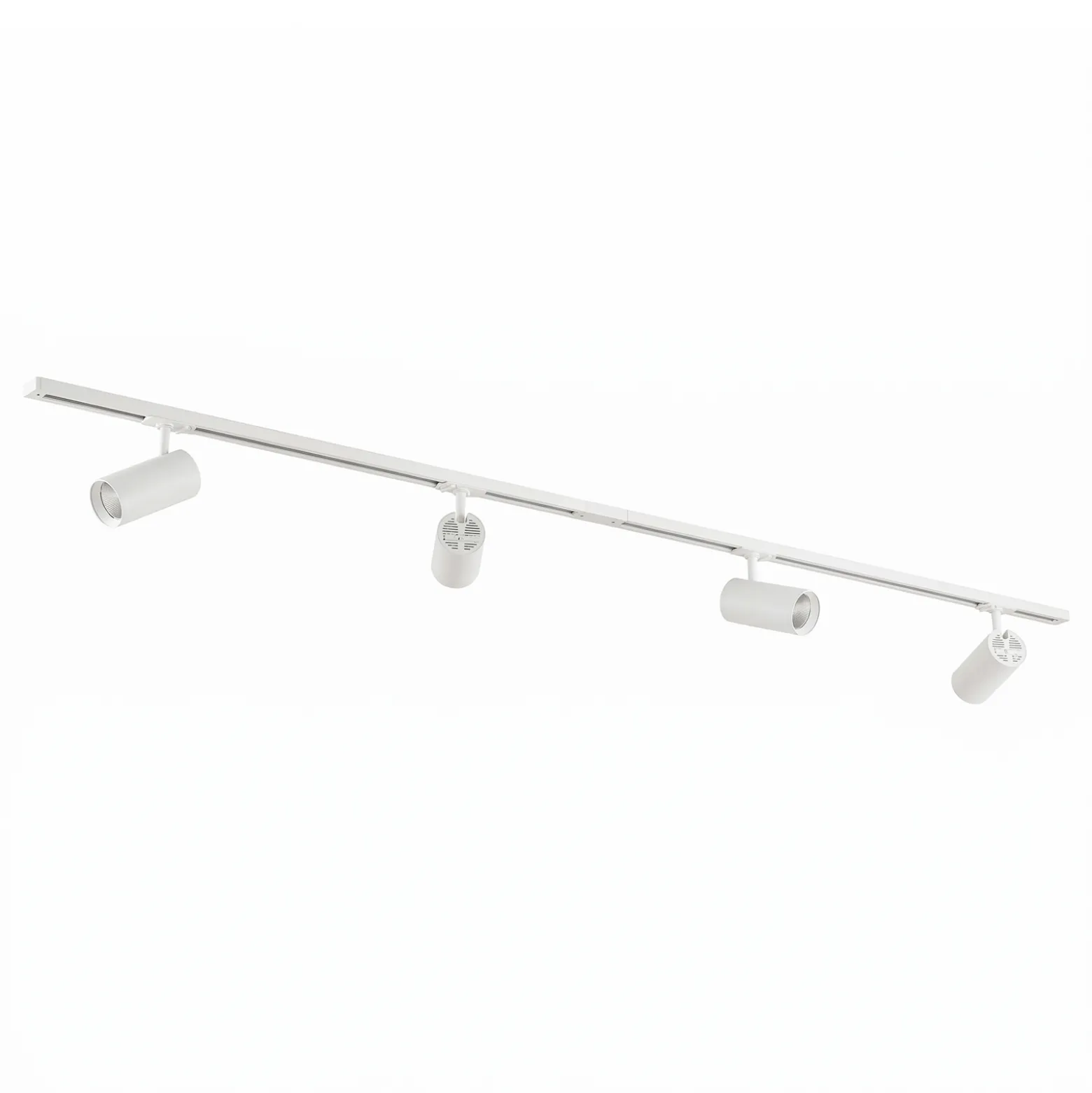 Lindby Linaro -kiskojärjestelmä, halkaisija 7 cm, 4-lamppuinen, LED, valkoinen,