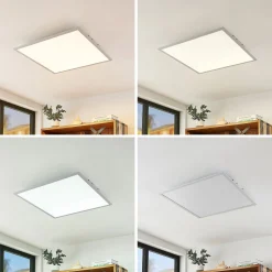 Lindby Luay LED-paneeli, 60 x 60 cm, valkoinen, 3000-6000K