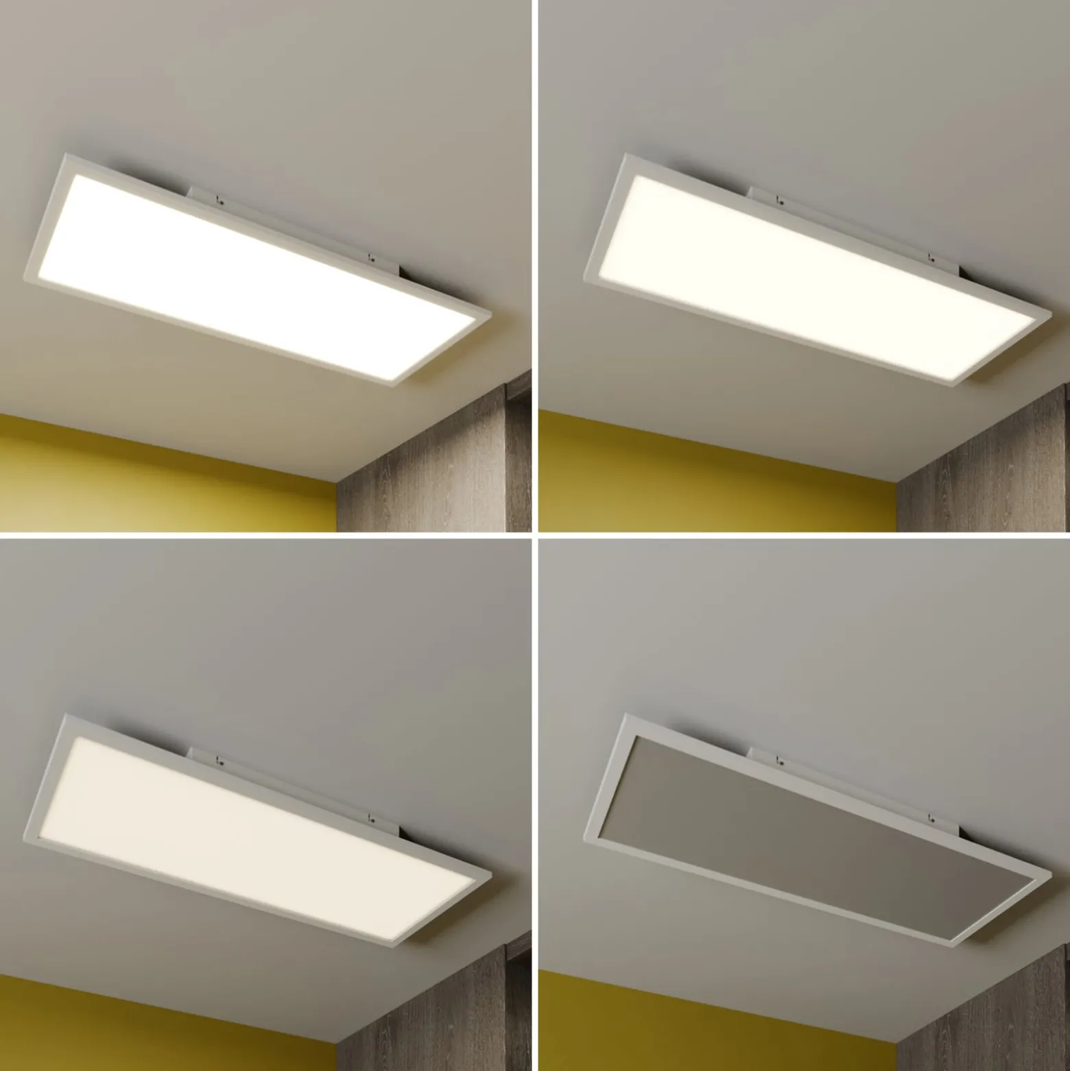 Lindby Luay LED-paneeli, 80 x 30 cm, valkoinen, 3000-6000K