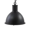 Lindby Luciane -ulkoriippuvalaisin, musta, alumiini, Ø 31,8 cm