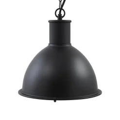 Lindby Luciane -ulkoriippuvalaisin, musta, alumiini, Ø 31,8 cm