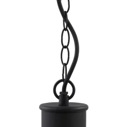 Lindby Luciane -ulkoriippuvalaisin, musta, alumiini, Ø 31,8 cm