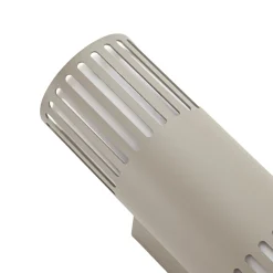 Lindby Lurinda -ulkoseinälamppu, 2-lamppuinen, kiviharmaa, Ø10 cm, IP44