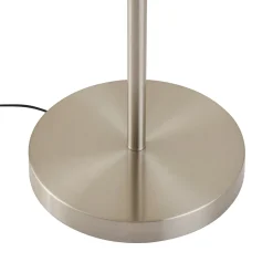 Lindby maavalaisin Aovan, nikkelivärinen, hylly, USB-liitäntä