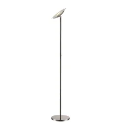Lindby Malea LED-lattiavalo, nikkelivärinen, himmennettävä, 180 cm