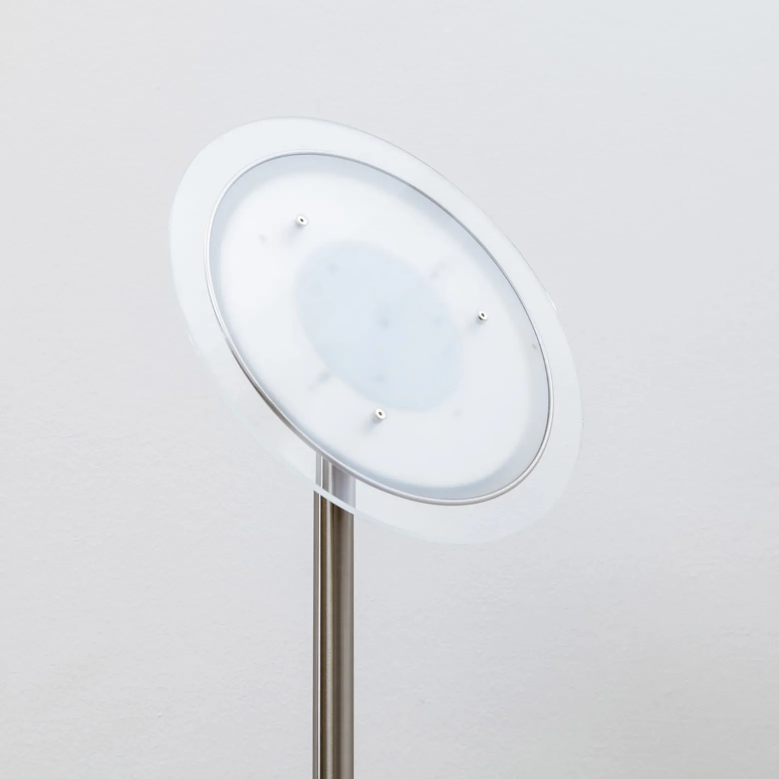 Lindby Malea LED-lattiavalo, nikkelivärinen, himmennettävä, 180 cm