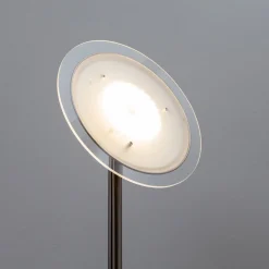Lindby Malea LED-lattiavalo, nikkelivärinen, himmennettävä, 180 cm