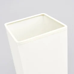 Lindby Martje pöytävalaisin, korkeus 35 cm, valkoinen, tekstiili, metalli