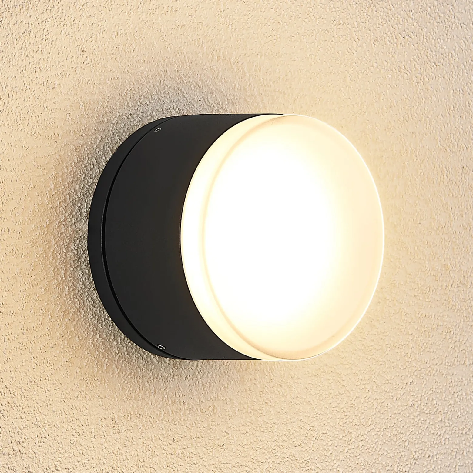 Lindby Mathea LED-ulkokattovalaisin, sylinterimäinen
