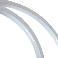 Lindby Nerwin LED-kattovalaisin, 65 cm, pyöreä, alumiini/kromi