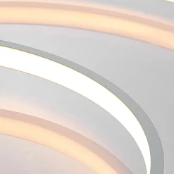 Lindby Nerwin LED-kattovalaisin, pyöreä, valkoinen