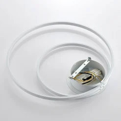 Lindby Nerwin LED-kattovalaisin, pyöreä, valkoinen