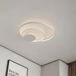 Lindby Nerwin LED-kattovalaisin, pyöreä, valkoinen