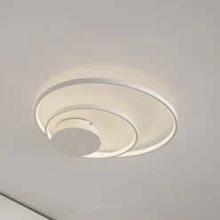 Lindby Nerwin LED-kattovalaisin, pyöreä, valkoinen