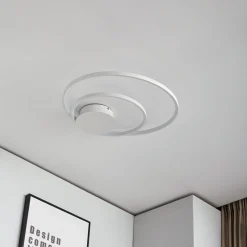 Lindby Nerwin LED-kattovalaisin, pyöreä, valkoinen