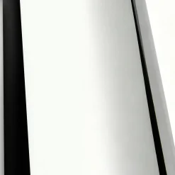 Lindby Nevijo LED-akkukäyttöinen pöytävalaisin, kromi, Ø20 cm, USB, himmennin