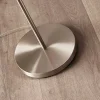 Lindby Parsa-lattiavalaisin, valkoinen, tekstiili, korkeus 167 cm, E27