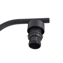 Lindby Pendura seinävalaisin, Ø 15 cm, musta, lasi