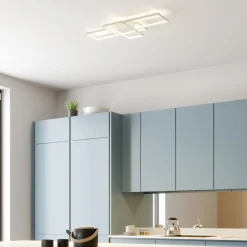 Lindby Poppy LED-kattovalaisin himmentimellä