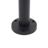 Lindby pylväsvalaisin Bolgar, musta, metalli, lasi, 15 cm