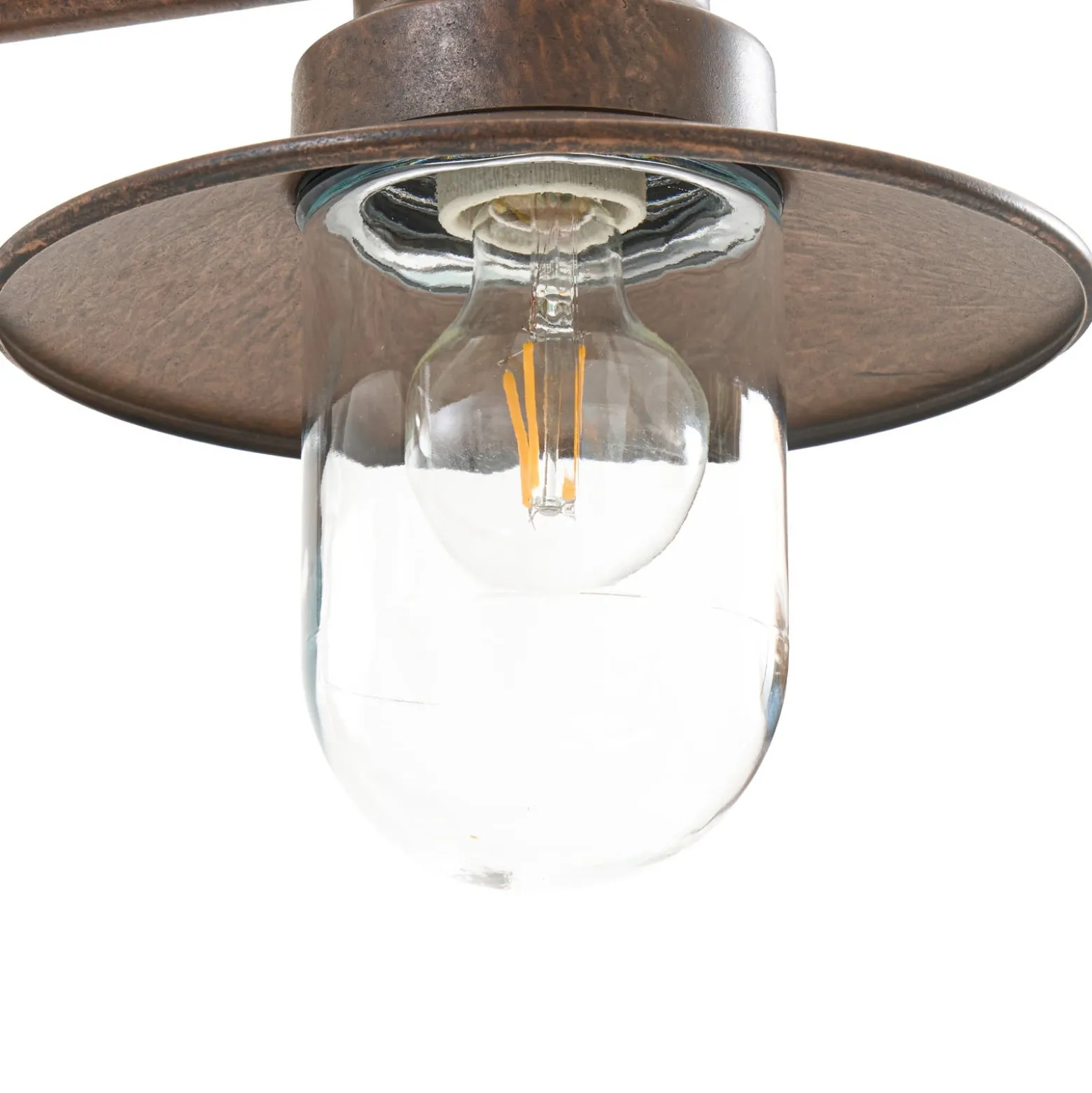 Lindby pylväsvalaisin Eloretta, ruoste, 110 cm, teräs, IP44, E27
