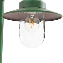 Lindby pylväsvalaisin Eloretta, vihreä, 60 cm, teräs, IP44, E27