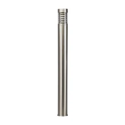 Lindby pylväsvalaisin Enja, 100 cm, ruostumaton teräs, IP44, E27