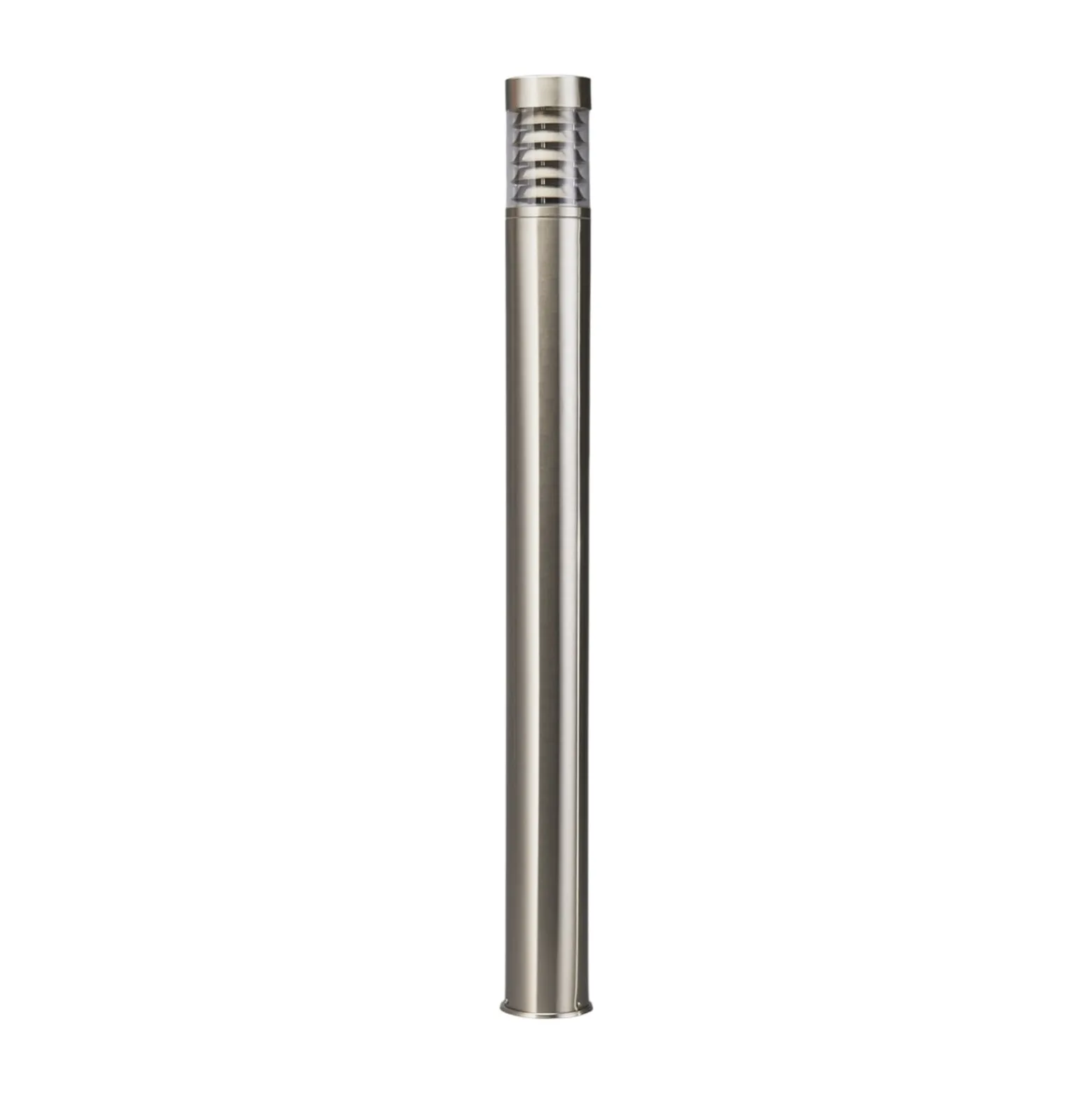 Lindby pylväsvalaisin Enja, 100 cm, ruostumaton teräs, IP44, E27