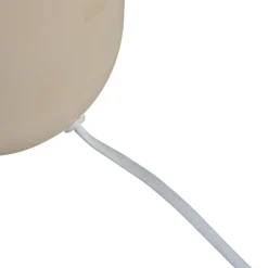Lindby pöytävalaisin Lennes, beige, lasi, Ø 20 cm