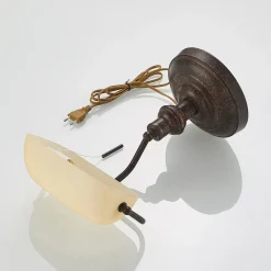 Lindby pöytävalaisin Profina, 39 cm, ruosteenruskea, teräs
