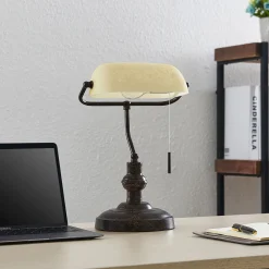 Lindby pöytävalaisin Profina, 39 cm, ruosteenruskea, teräs