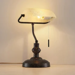 Lindby pöytävalaisin Profina, 39 cm, ruosteenruskea, teräs