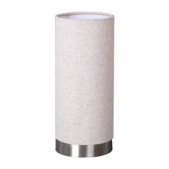 Lindby pöytävalaisin Ronja, korkeus 26 cm, kermanvärinen, tekstiili